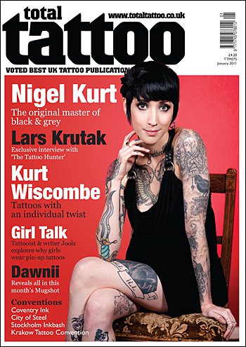 Total Tattoo magazine feature. Thursday, December 2nd, 2010